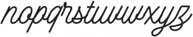 The Boutique Cursive Inky otf (400) Font LOWERCASE