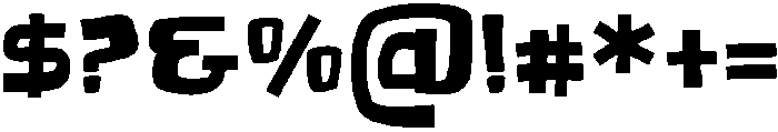 The Boys Regular otf (400) Font OTHER CHARS