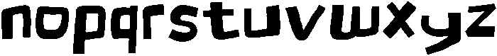 The Boys Regular otf (400) Font LOWERCASE