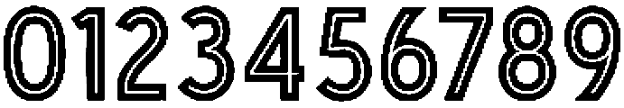 The Bradbury Inline otf (400) Font OTHER CHARS
