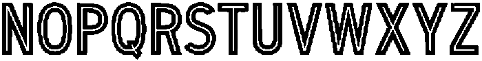 The Bradbury Inline otf (400) Font UPPERCASE