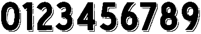 The Bradbury Shadow otf (400) Font OTHER CHARS
