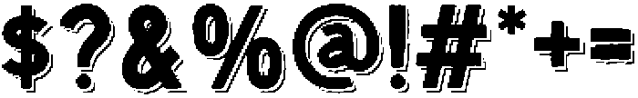 The Bradbury Shadow otf (400) Font OTHER CHARS