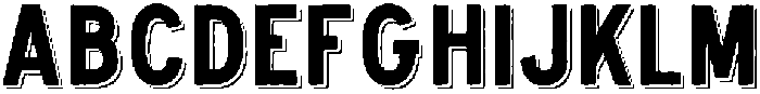 The Bradbury Shadow otf (400) Font UPPERCASE