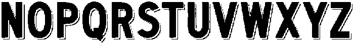 The Bradbury Shadow otf (400) Font UPPERCASE