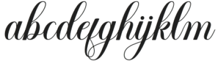 The Bringhton Regular otf (400) Font LOWERCASE