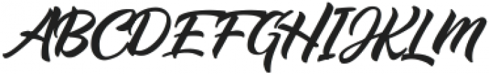 The Bugatten otf (400) Font UPPERCASE