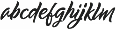 The Bugatten otf (400) Font LOWERCASE