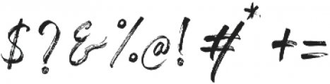 The Caldwell script Regular otf (400) Font OTHER CHARS