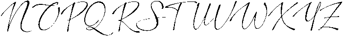 The Candelor Italic otf (400) Font UPPERCASE