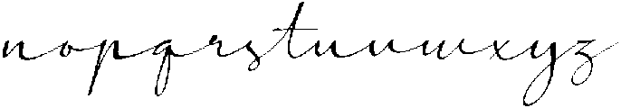 The Candelor Italic otf (400) Font LOWERCASE
