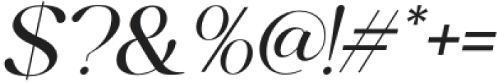 The Cartel Italic otf (400) Font OTHER CHARS
