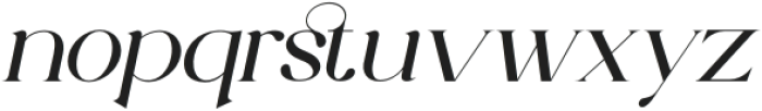 The Cartel Italic otf (400) Font LOWERCASE