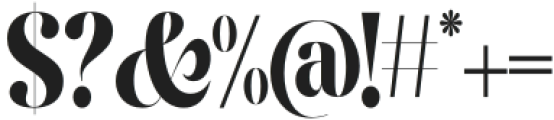 The Casfia Condensed otf (400) Font OTHER CHARS
