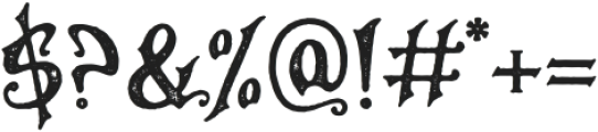 The Century Dynasty Aged1 otf (400) Font OTHER CHARS