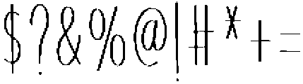 The Chatime Regular otf (400) Font OTHER CHARS