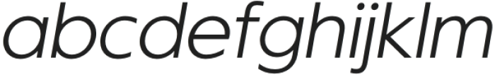 The Chef Light Italic otf (300) Font LOWERCASE