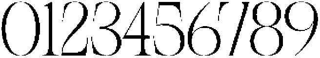 The Choirs Regular otf (400) Font OTHER CHARS