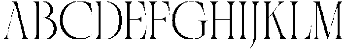 The Choirs Regular otf (400) Font UPPERCASE