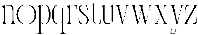 The Choirs Regular otf (400) Font LOWERCASE