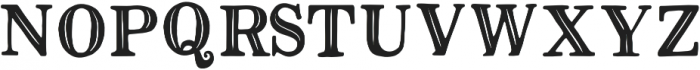 The Circous Striped Regular otf (400) Font LOWERCASE