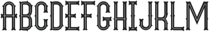 The Circus Show Line otf (400) Font UPPERCASE
