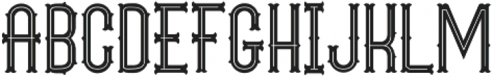 The Circus Show Line otf (400) Font LOWERCASE