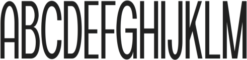 The Cons Regular otf (400) Font UPPERCASE