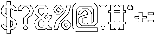 The Cosmic Heart-Hollow otf (400) Font OTHER CHARS