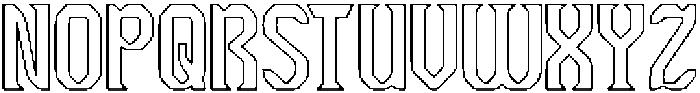 The Cosmic Heart-Hollow otf (400) Font UPPERCASE