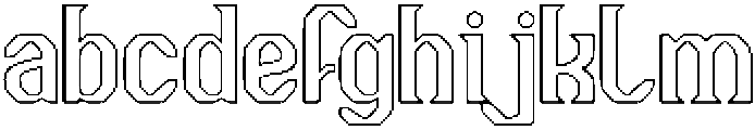 The Cosmic Heart-Hollow otf (400) FONT
