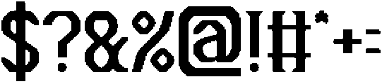 The Cosmic Heart otf (400) Font OTHER CHARS