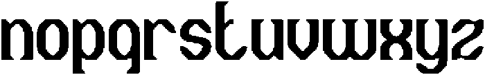 The Cosmic Heart otf (400) Font LOWERCASE