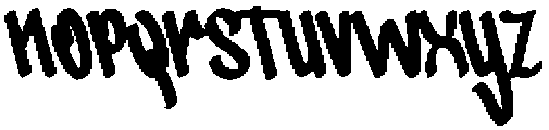 The Darks Regular otf (400) Font LOWERCASE