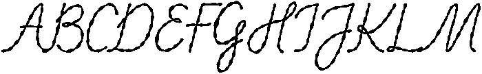 The Daydreamer Regular otf (400) Font UPPERCASE