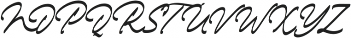The Dear Italic otf (400) Font UPPERCASE