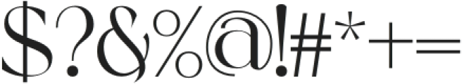 The Devine otf (400) Font OTHER CHARS