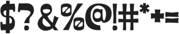 The-Django Regular otf (400) Font OTHER CHARS