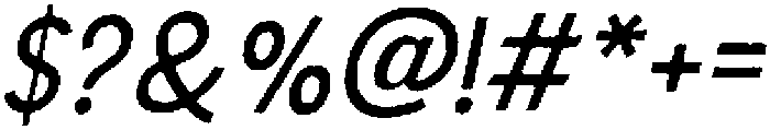 The Dodger Edge Italic otf (400) Font OTHER CHARS