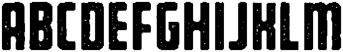 The Dodger Inky Italic otf (400) Font UPPERCASE