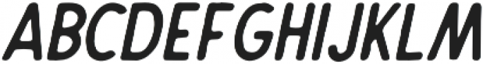 The Dodger Inky Italic otf (400) Font UPPERCASE