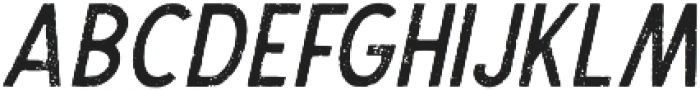 The Dodger Rough Italic otf (400) Font UPPERCASE