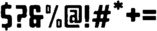 The Dodger Rough otf (400) Font OTHER CHARS