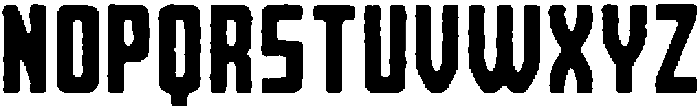 The Dodger Rough otf (400) Font UPPERCASE
