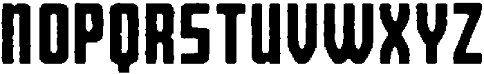 The Dodger Rough otf (400) Font LOWERCASE