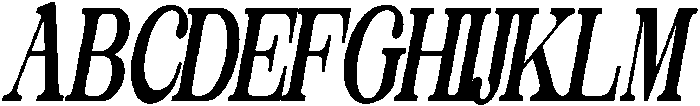 The Edition Nineties  Condens I otf (400) Font UPPERCASE
