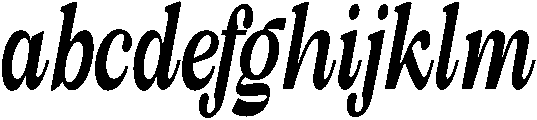 The Edition Nineties  Condens I otf (400) FONT