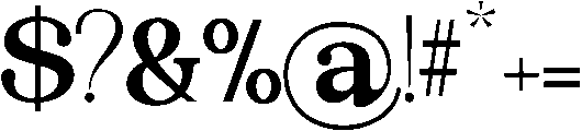 The Edition Nineties Expanded R otf (400) Font OTHER CHARS