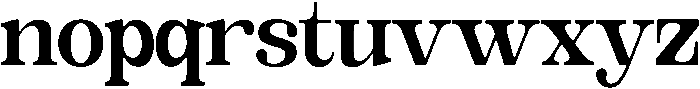The Edition Nineties Expanded R otf (400) Font LOWERCASE