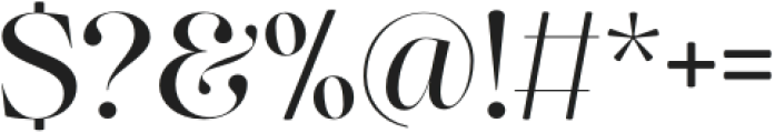 The Effolia Expended Medium otf (500) Font OTHER CHARS